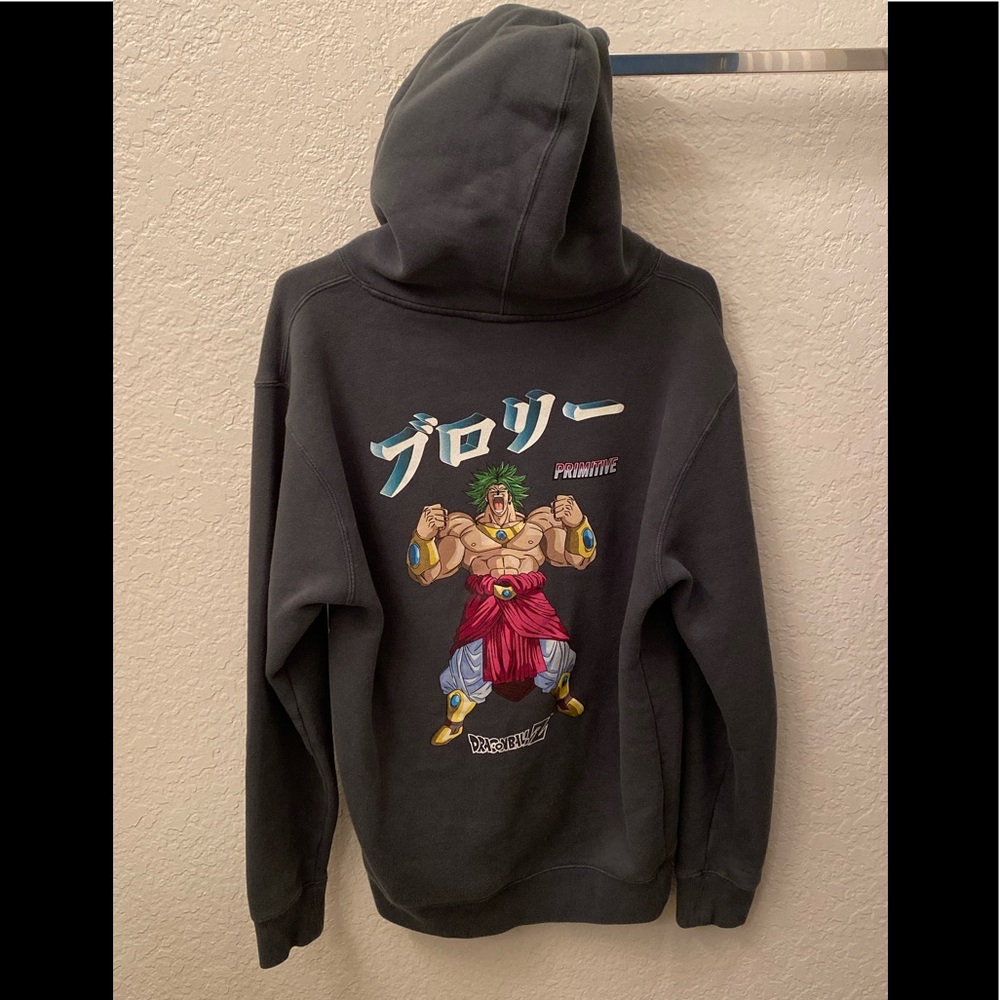 Primitive X Dragon Ball Z Broly Hoodie Size Small